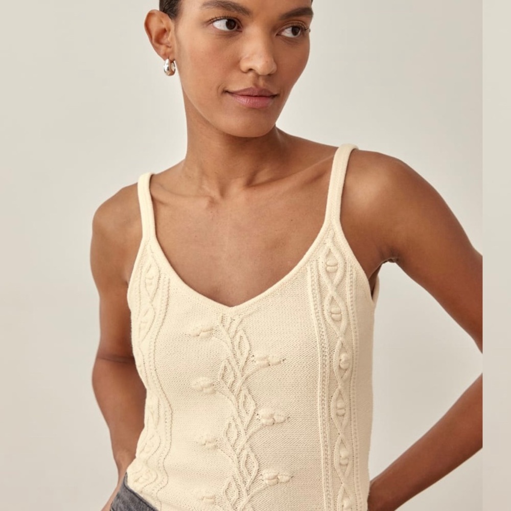 Reformation Genaro Sweater Tank - S